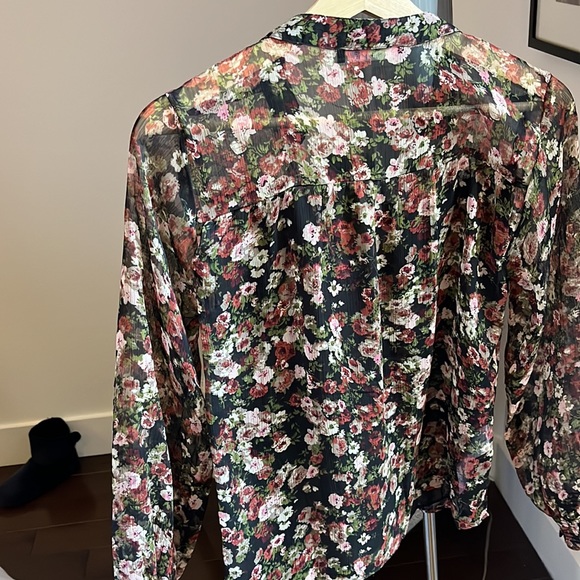 MANGO blouse XS flowers - Picture 4 of 6